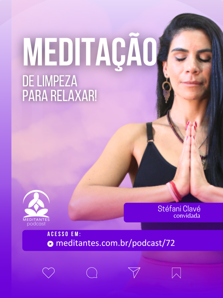 Meditação de limpeza para relaxar