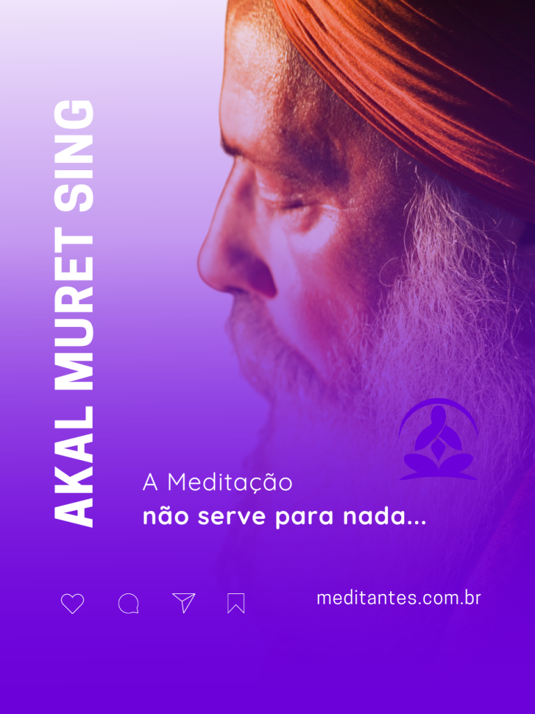 Meditação não serve para nada